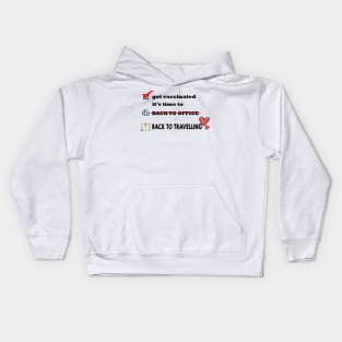 Got Vaccinated Kids Hoodie